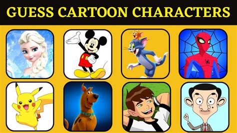 cartoonhd quiz|Cartoon Characters and Logos A.
